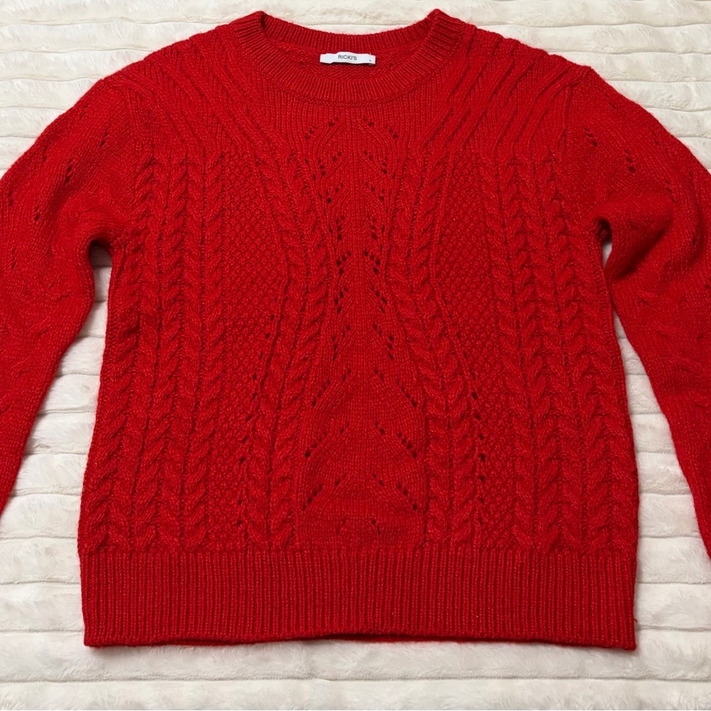 Ricki's Vibrant Red Knit Sweater